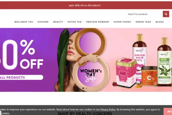 Shopify - Desktop - Web development - Oraah