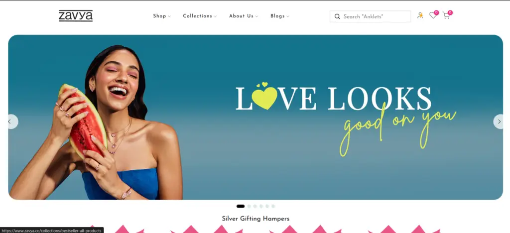 Shopify - Desktop - Web development - zavya