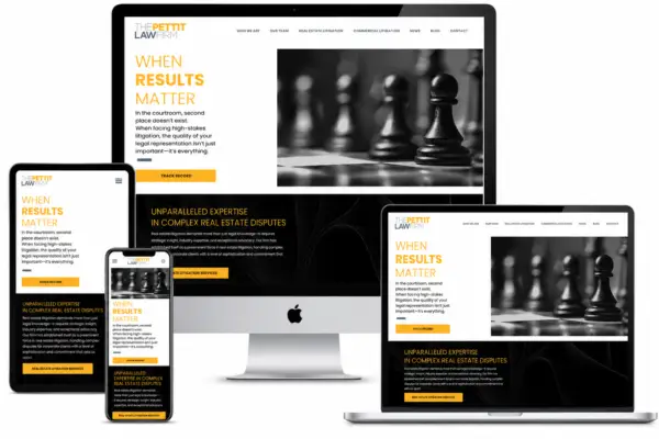 Banner - Web development - pettitfirm