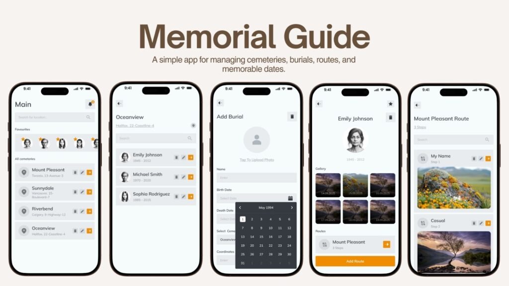 Memorial Guide Flutter App