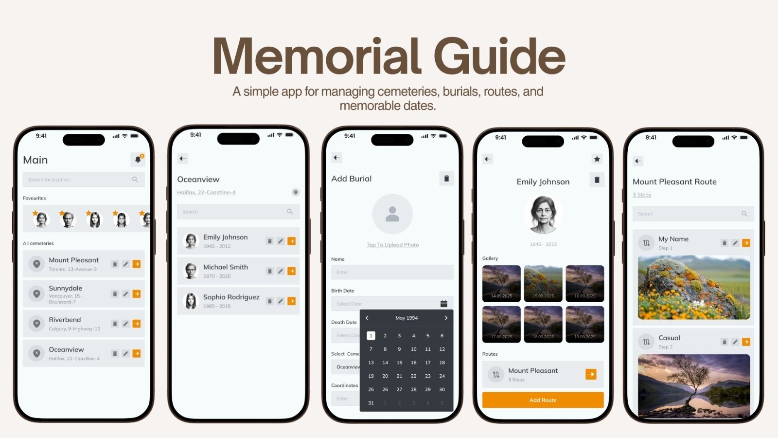 Memorial Guide Flutter App
